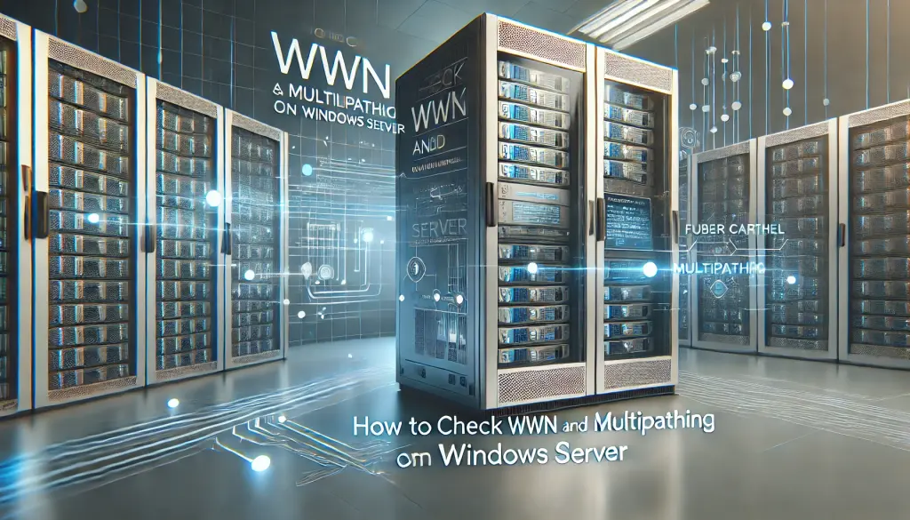 How to check WWN and Multipathing on Windows Server